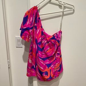 Lily Pulitzer One Shoulder Top